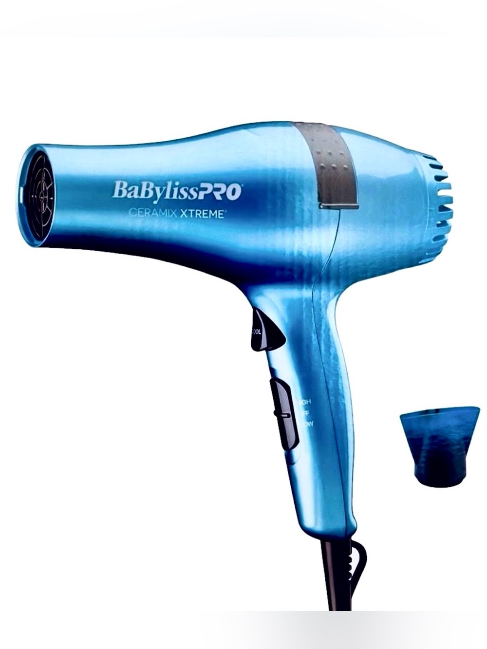 NWT Babyliss PRO Rare!!! Ceramix Xtreme 2000W Porcelain Ceramic Blue Hair Dryer